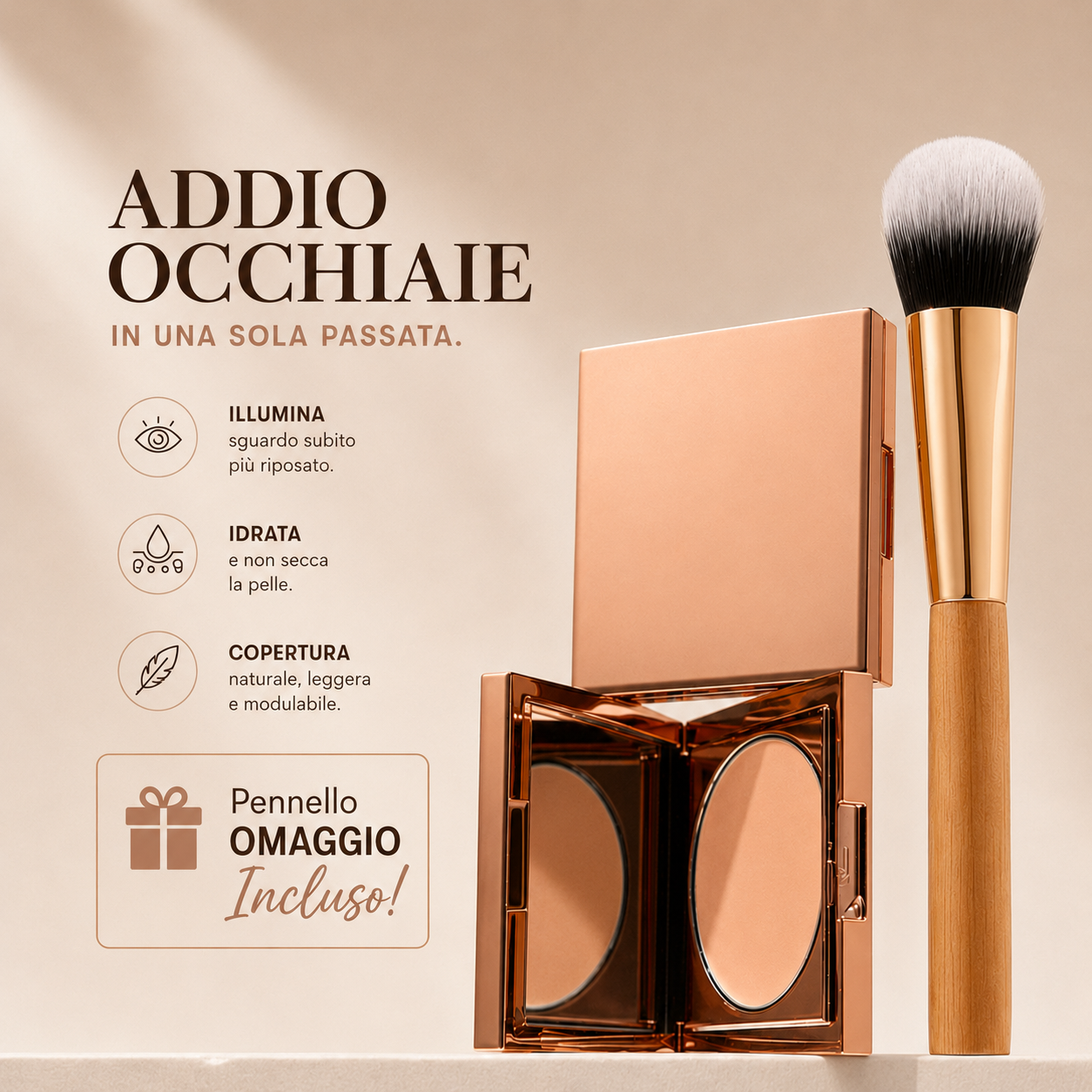 Correttore Occhiaie Illuminante Alta Coprenza